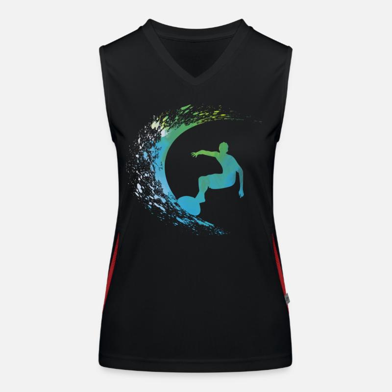 Surf Surfer  Débardeur respirant contrasté Femme