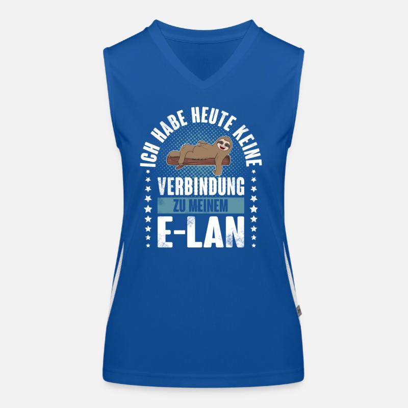 Faultier E Lan Funktionelles Kontrast-Tank Top für Frauen
