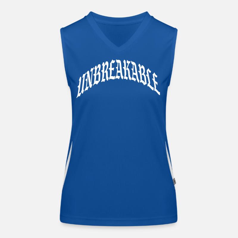 incassable imparable indomptable gymnase illégal Débardeur respirant contrasté Femme