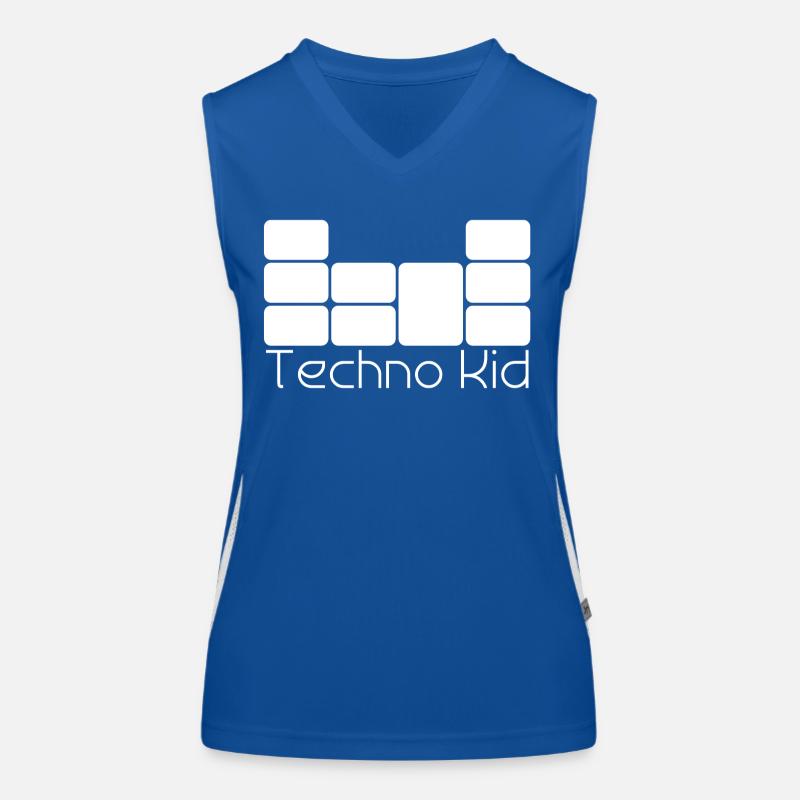 Techno Kid Funktionelles Kontrast-Tank Top für Frauen