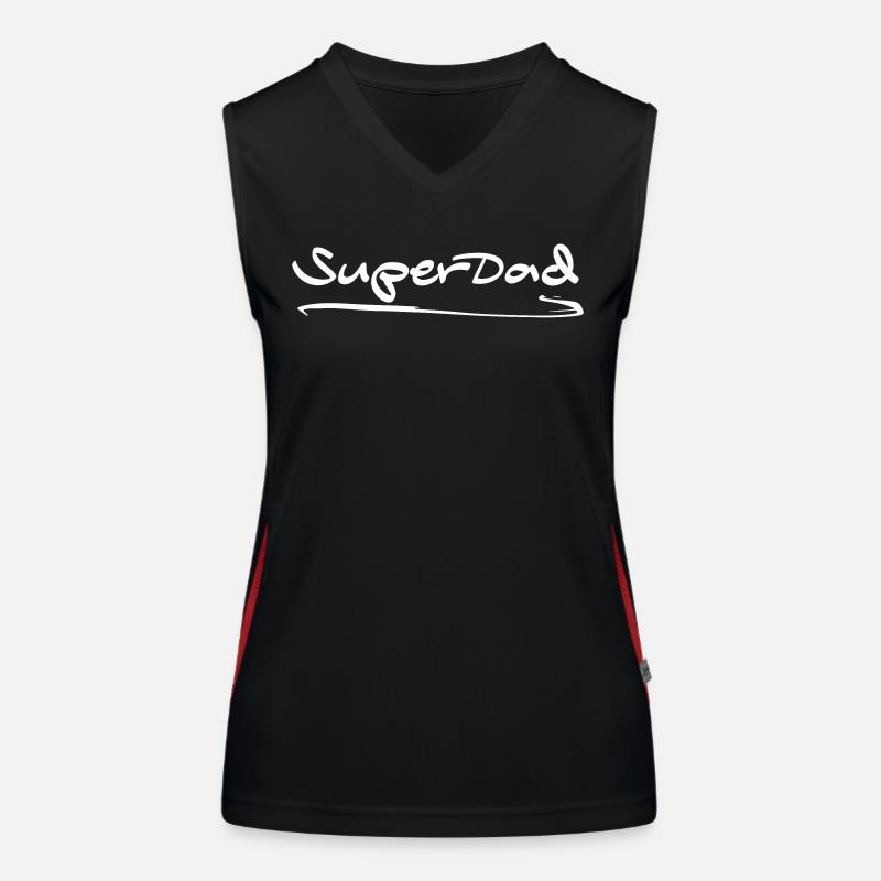 Super Dad Women's Functional Contrast Tank Top
