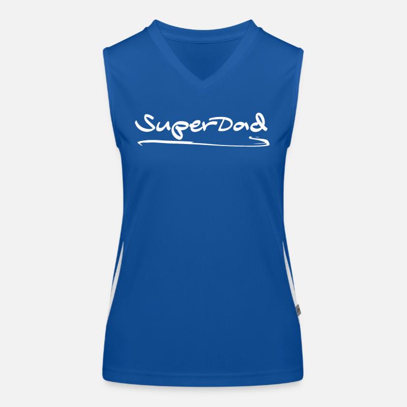 Super Dad Women's Functional Contrast Tank Top