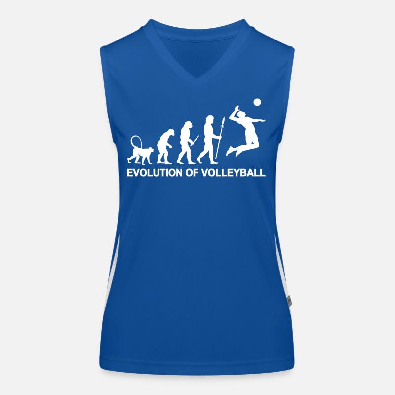 Evolution of volleyball Women's Functional Contrast Tank Top