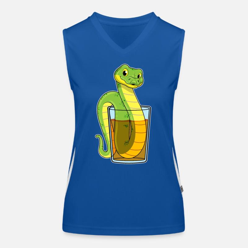 Jus de serpent Débardeur respirant contrasté Femme