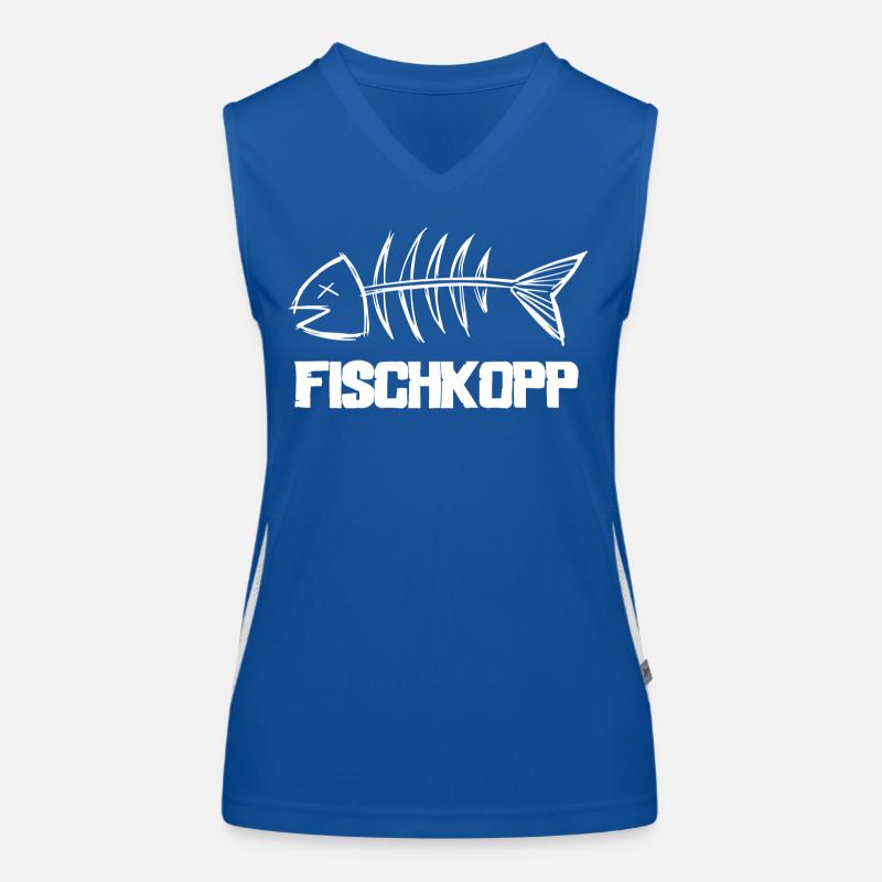 Fischkopp Funktionelles Kontrast-Tank Top für Frauen