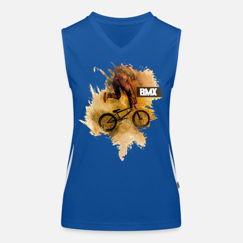 | BMX Bicyclette Débardeur respirant contrasté Femme