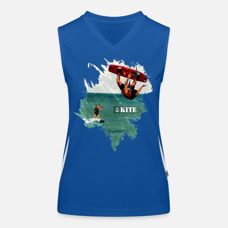 Kite Boarding | Kiting | Kite Surfing Women's Functional Contrast Tank Top