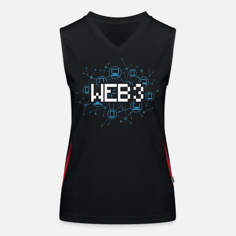 Web3 Funktionelles Kontrast-Tank Top für Frauen