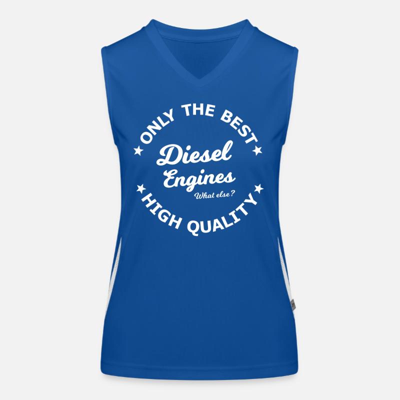 Diesel engines only Women's Functional Contrast Tank Top