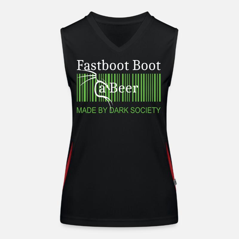 Fastboot Boot a Beer Women's Functional Contrast Tank Top
