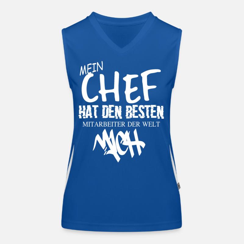 Beste Mitarbeiter der Welt Funktionelles Kontrast-Tank Top für Frauen