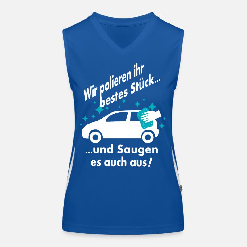 Car Laundry Women's Functional Contrast Tank Top