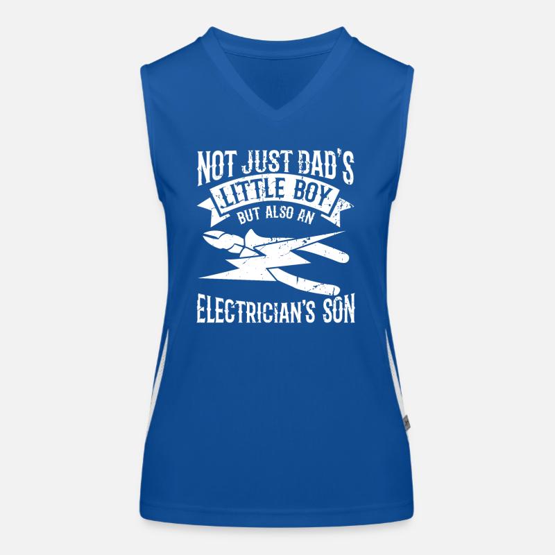 Electrical engineer son Women's Functional Contrast Tank Top