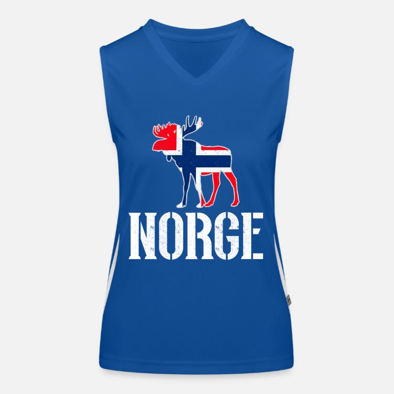 Norwegen Funktionelles Kontrast-Tank Top für Frauen