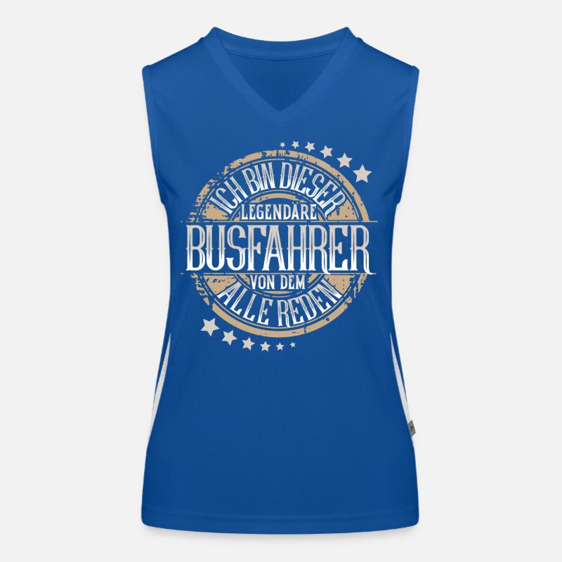 Busfahrer Funktionelles Kontrast-Tank Top für Frauen
