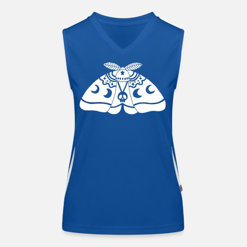 White moth Women's Functional Contrast Tank Top