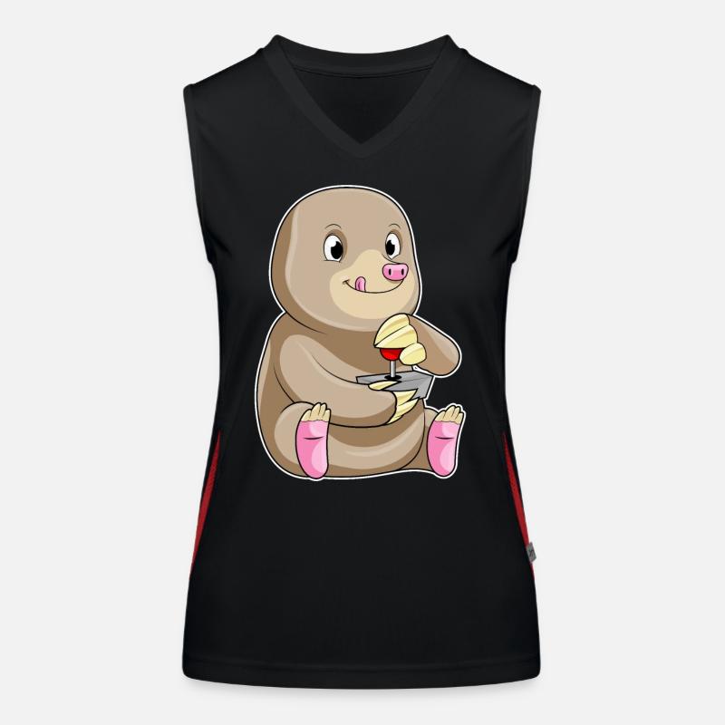 Mole Gamer Joystick Débardeur respirant contrasté Femme