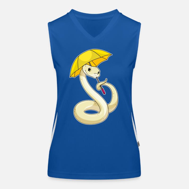 Snake Umbrella Women's Functional Contrast Tank Top