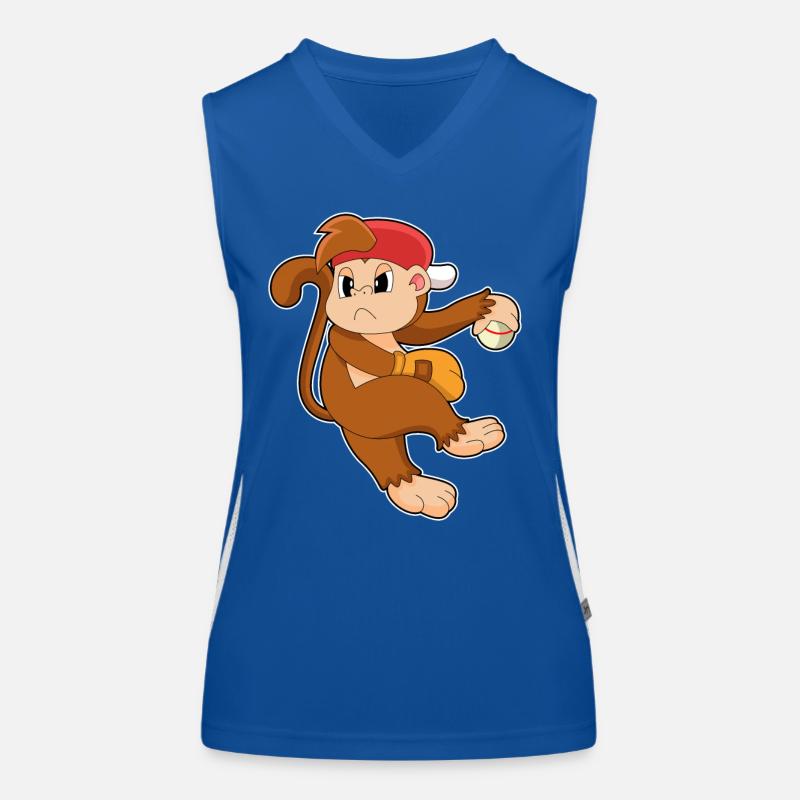 Gant de baseball Monkey Débardeur respirant contrasté Femme