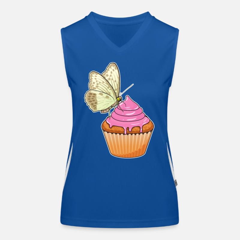 Butterfly Muffin Women's Functional Contrast Tank Top