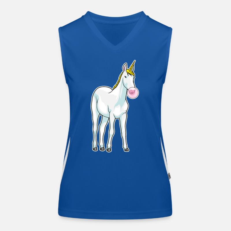 Gomme à mâcher licorne Débardeur respirant contrasté Femme
