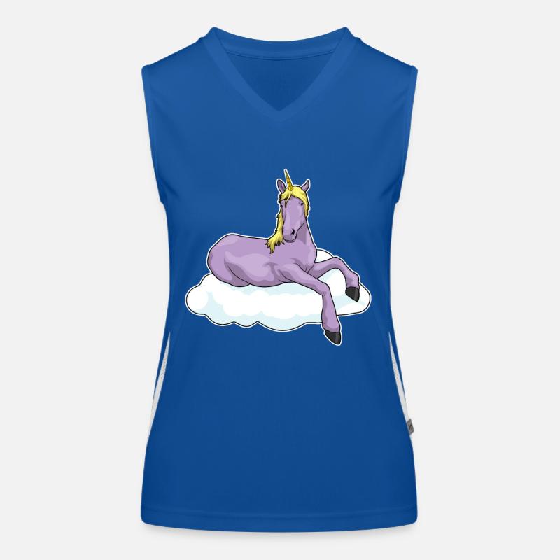 Nuage Licorne Débardeur respirant contrasté Femme