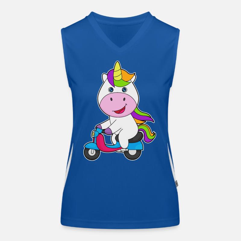 Scooter Licorne Débardeur respirant contrasté Femme