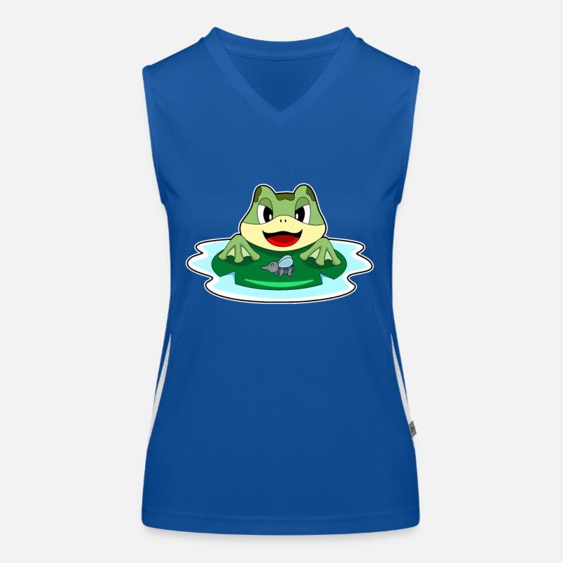 Mouche grenouille Débardeur respirant contrasté Femme