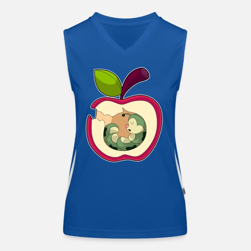 Pomme chenille Débardeur respirant contrasté Femme