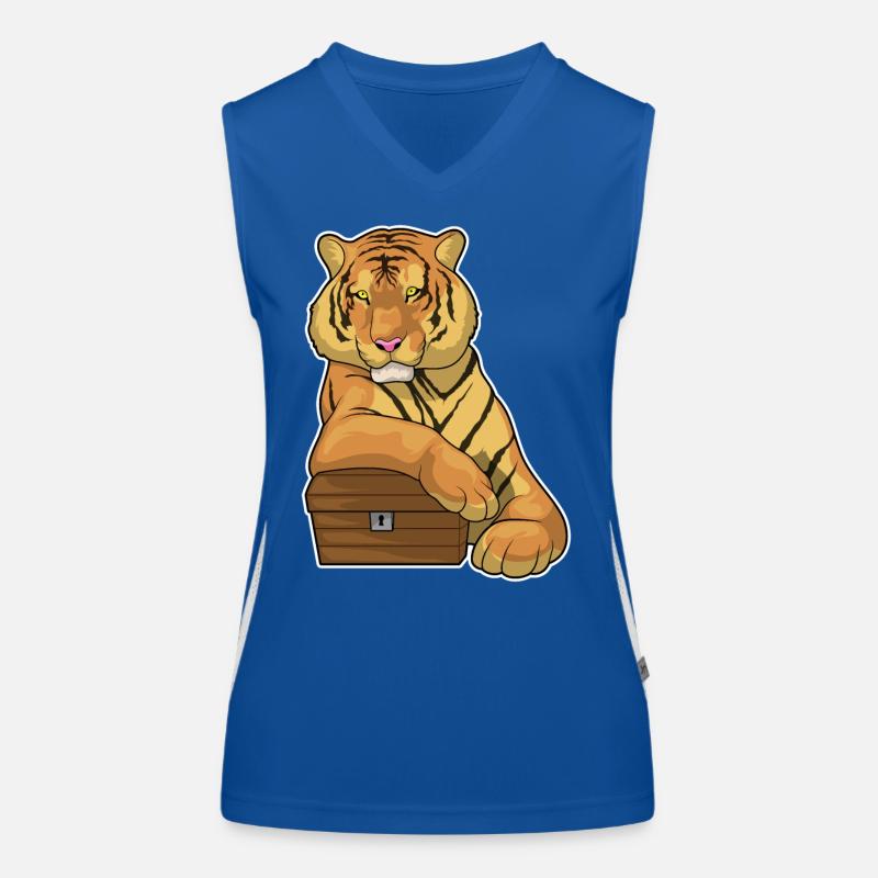 Tiger Treasure Chest Women's Functional Contrast Tank Top