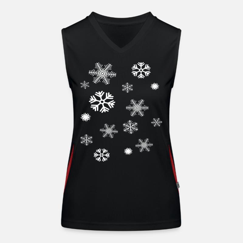 Flocons Débardeur respirant contrasté Femme