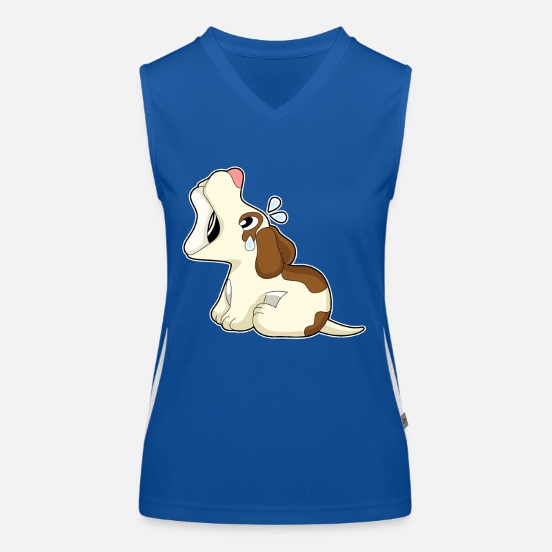 Os de chien Débardeur respirant contrasté Femme