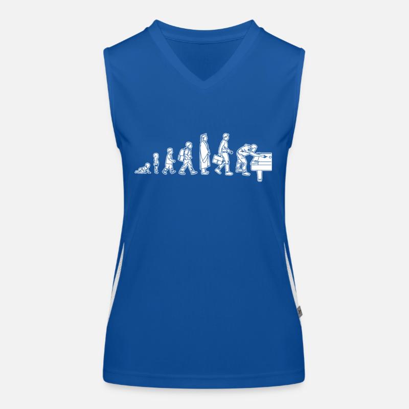 From child to billiard player Women's Functional Contrast Tank Top