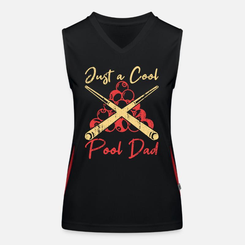 Billard Papa Funktionelles Kontrast-Tank Top für Frauen