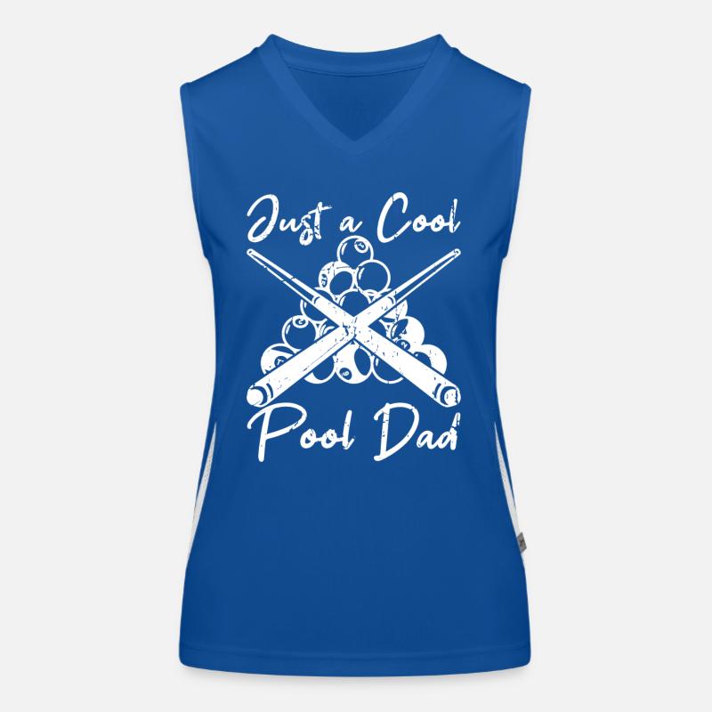 Cool Pool Daddy Débardeur respirant contrasté Femme