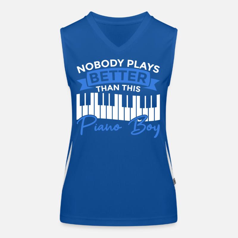 Pianiste Junge Débardeur respirant contrasté Femme
