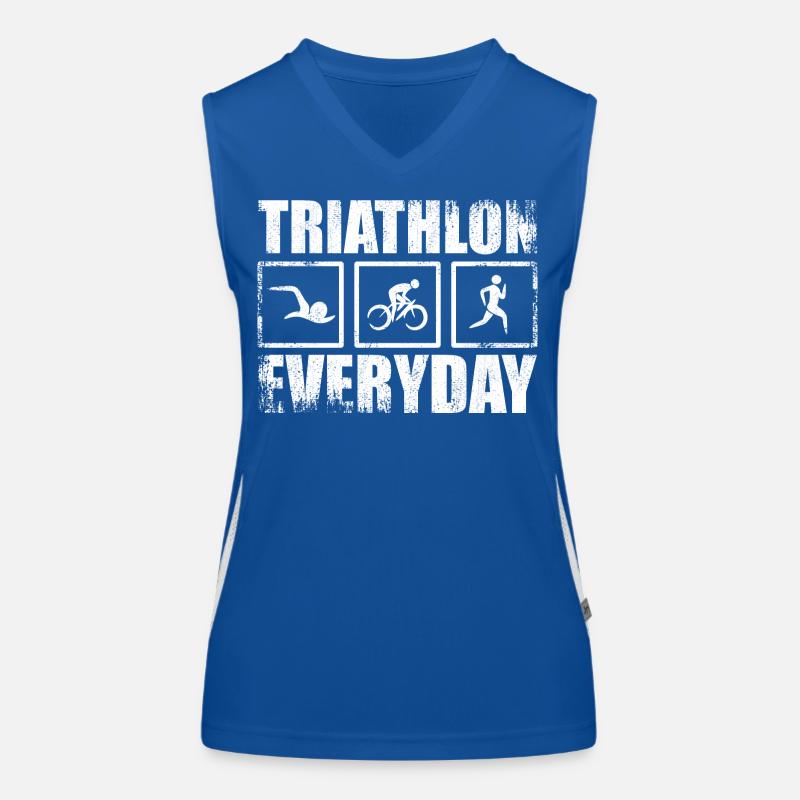 Triathlon Routine Funktionelles Kontrast-Tank Top für Frauen