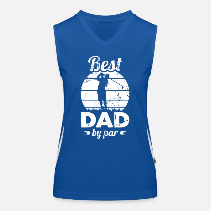 Best Golf Father Women's Functional Contrast Tank Top