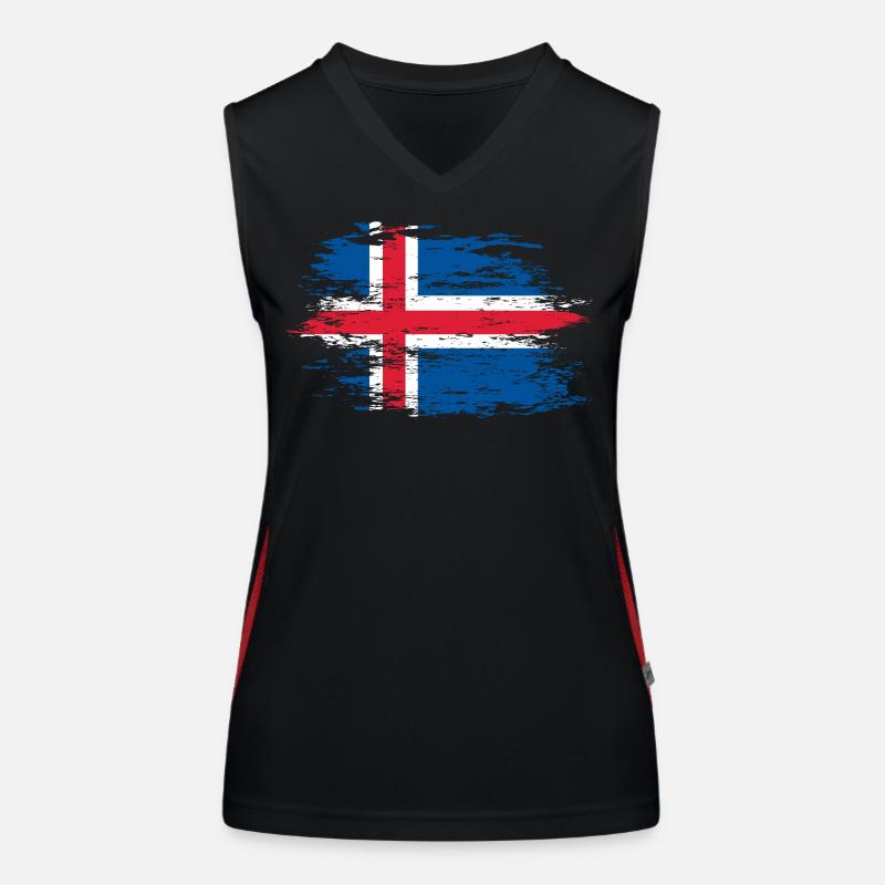 Iceland used Women's Functional Contrast Tank Top