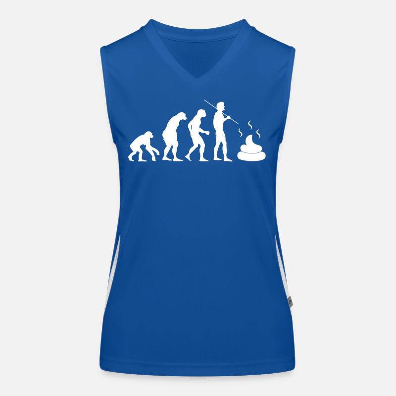 Darmevolution Funktionelles Kontrast-Tank Top für Frauen