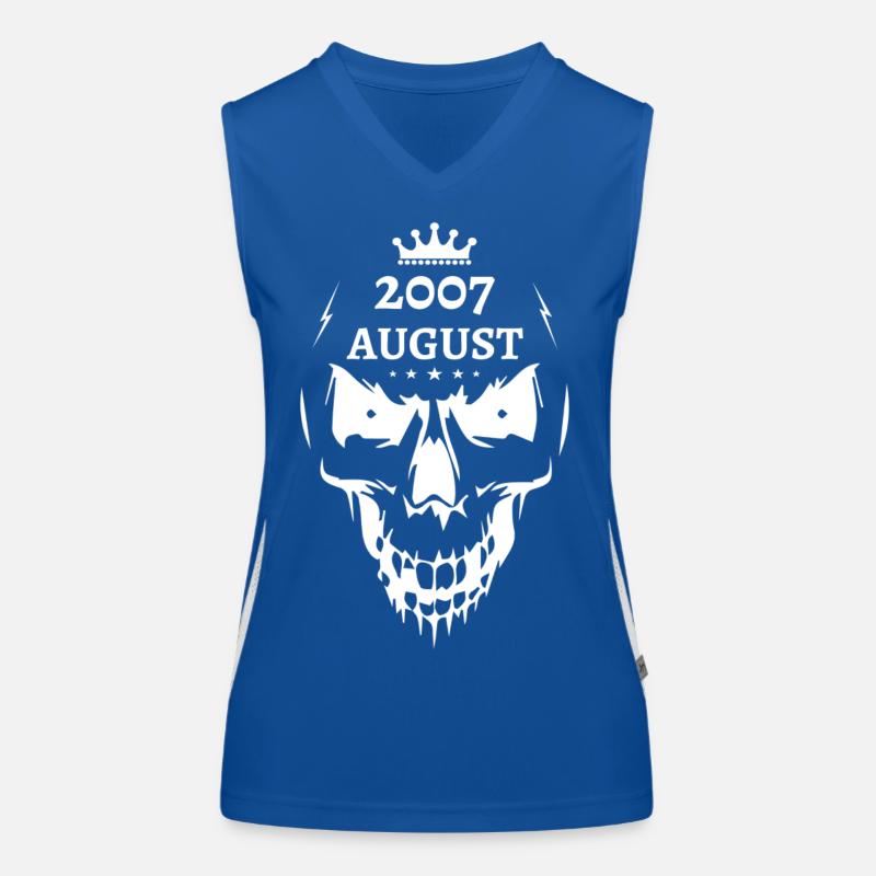 August 2007 Totenkopf Funktionelles Kontrast-Tank Top für Frauen