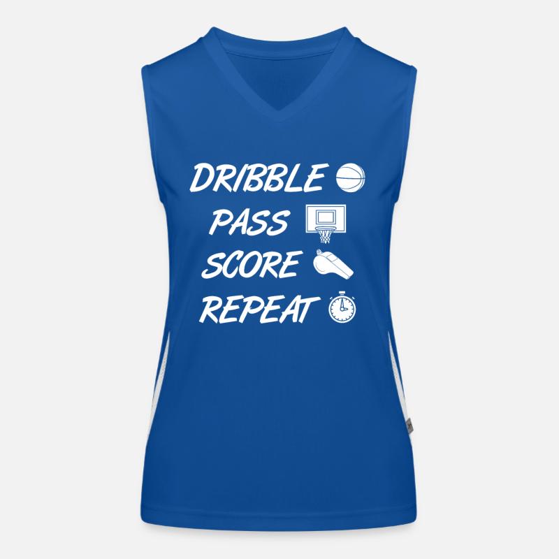 Basketteur Débardeur respirant contrasté Femme