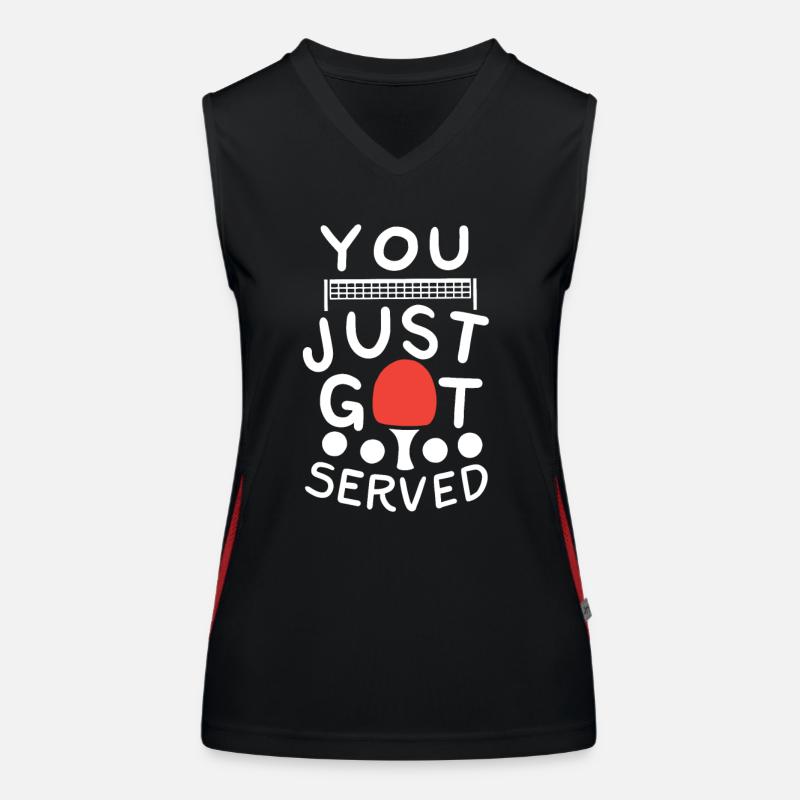 You Just Got Served Women's Functional Contrast Tank Top