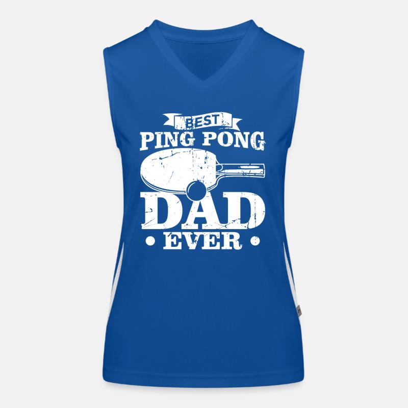Papa tennis de table Débardeur respirant contrasté Femme