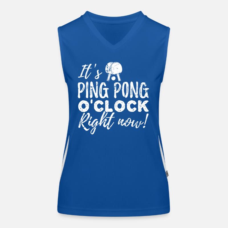 C’est Ping Pong O’Clock Débardeur respirant contrasté Femme
