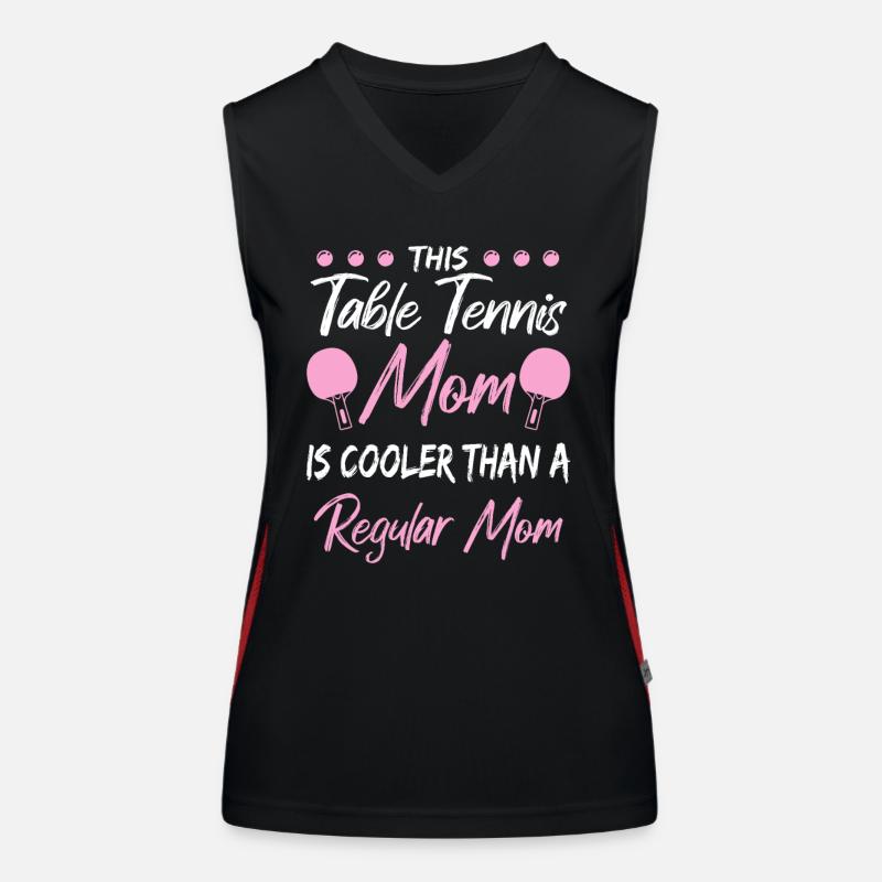 Ping Pong Mama Women's Functional Contrast Tank Top