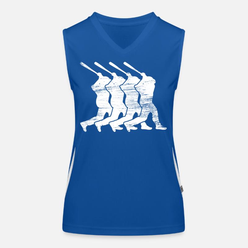 Baseball player Women's Functional Contrast Tank Top