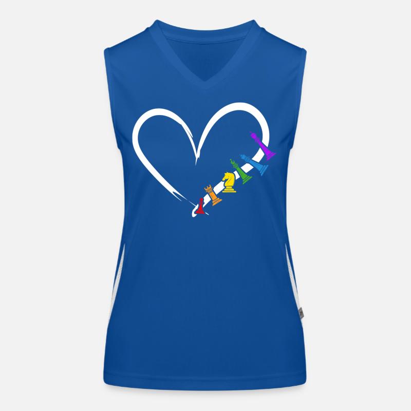 Chess Checkmate Chess player Women's Functional Contrast Tank Top