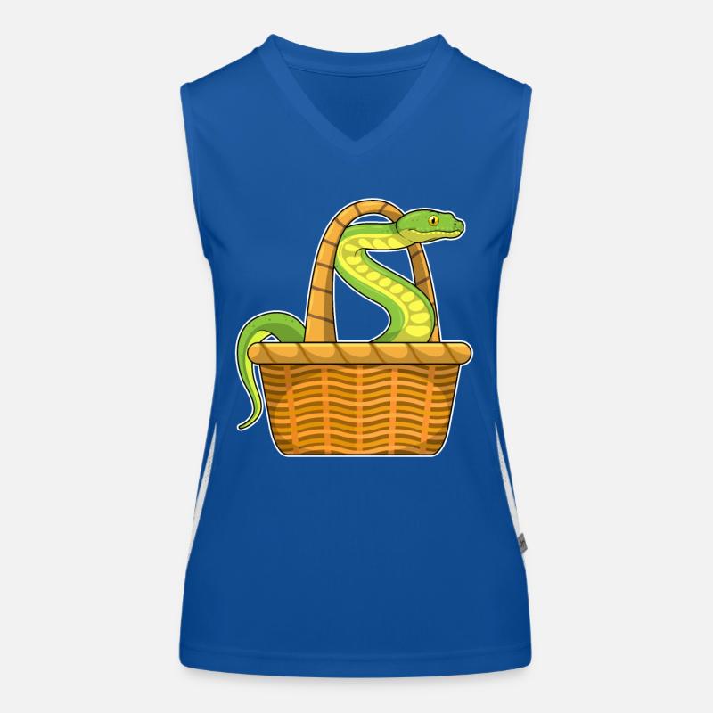 Panier serpent Débardeur respirant contrasté Femme