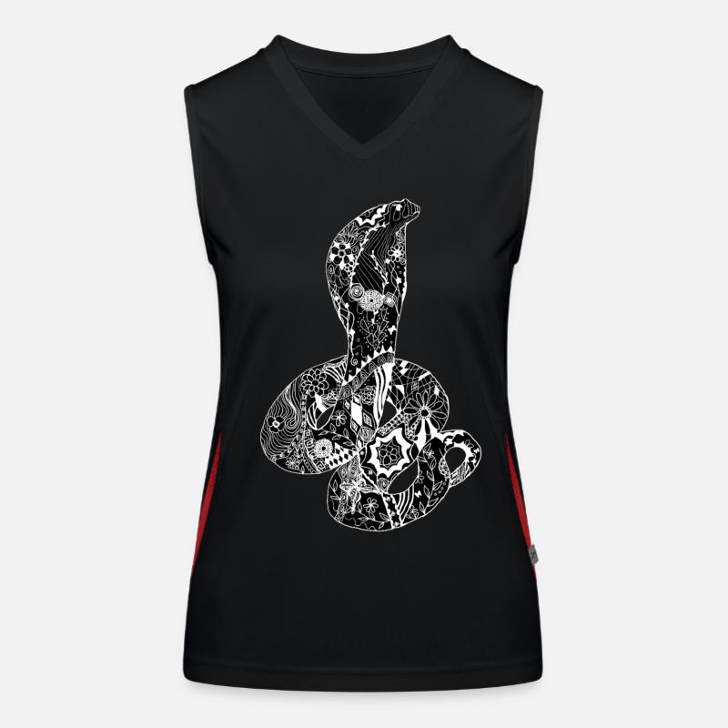 Patchwork Cobra Women's Functional Contrast Tank Top
